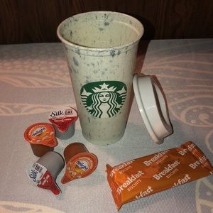_New_ Starbucks Pastel Reusable Hot Cup With Lid